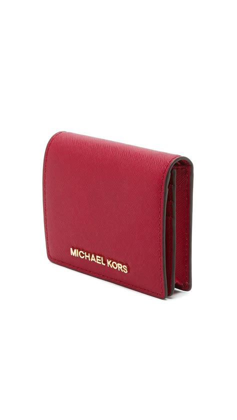 michael kors purse and wallet cheap|Michael Kors dark cherry wallet.